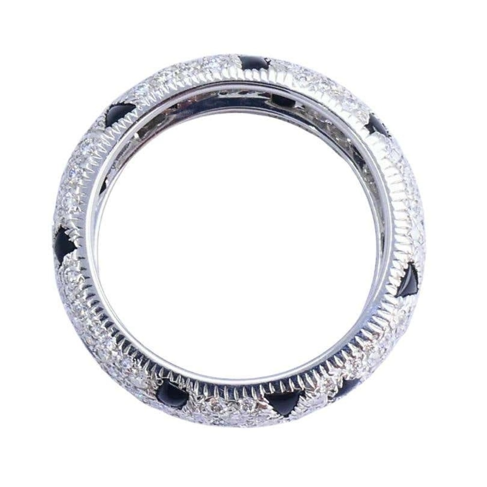 Cartier Panthere Pelage 18k White Gold Diamond Ring - Picture 6 of 9